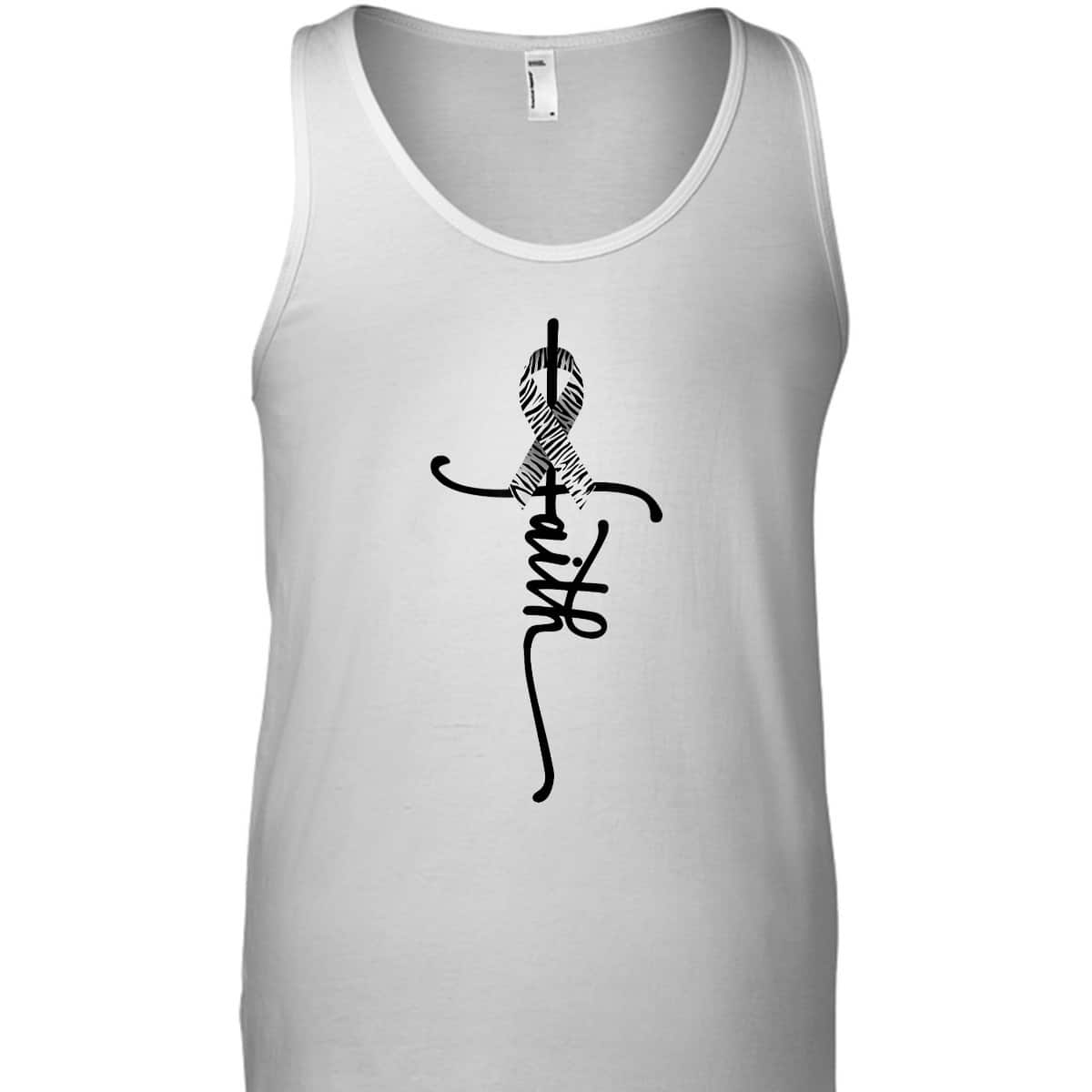 Carcinoid Cancer Faith Carcinoid Cancer Awareness Support T-Shirt