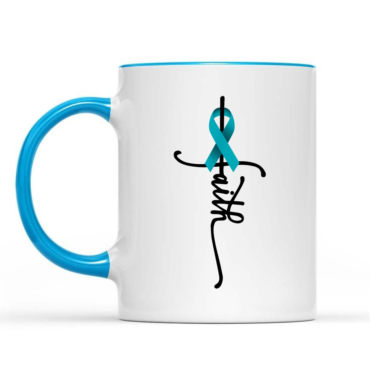 Ovarian Cancer Christian Faith Ovarian Cancer Awareness Support T-Shirt