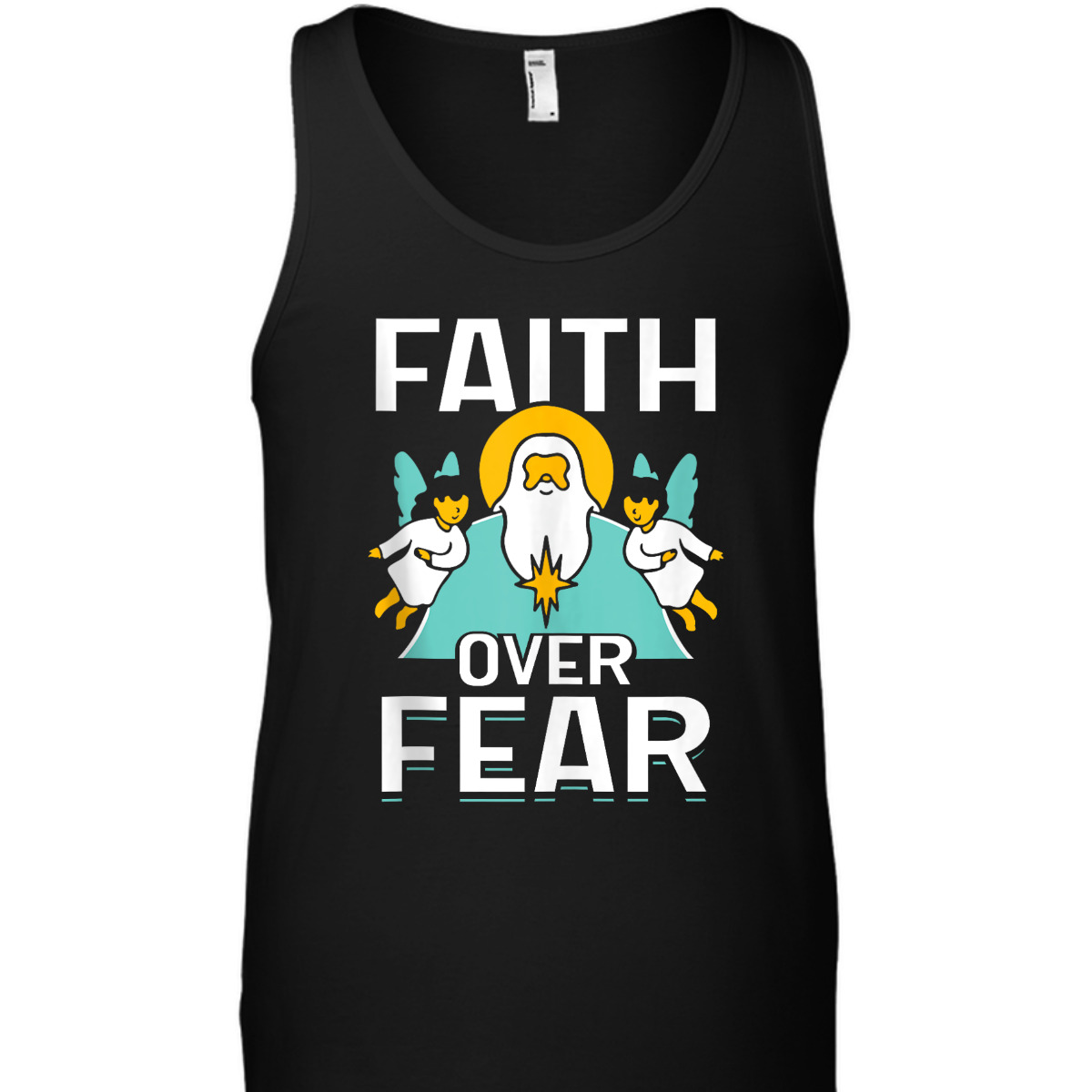Faith Over Fear Lord Religious Bible Verse T-Shirt Faith Over Fear Lord Religious Bible Verse T-Shirt