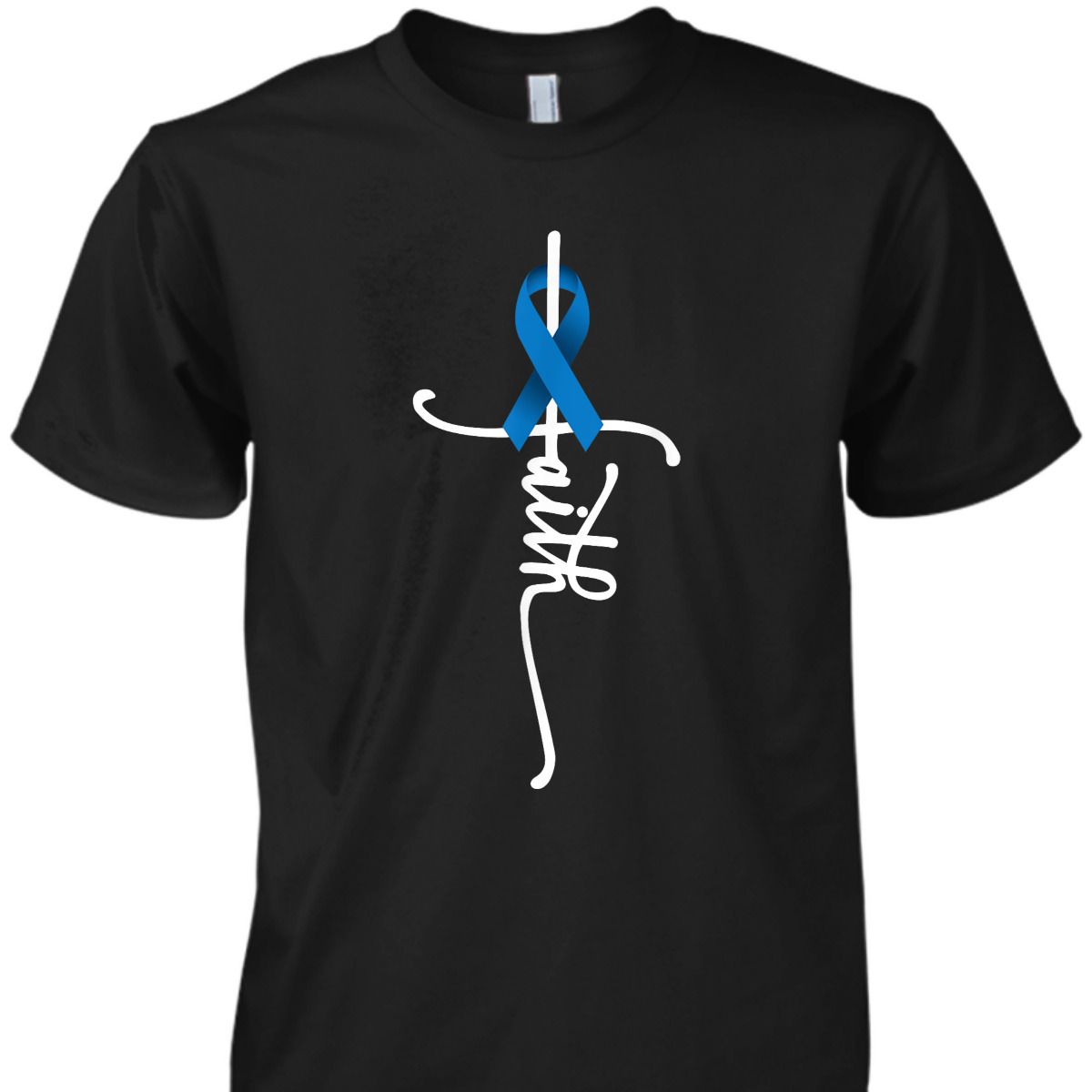 Colon Cancer Faith Colon Cancer Awareness Support T-Shirt