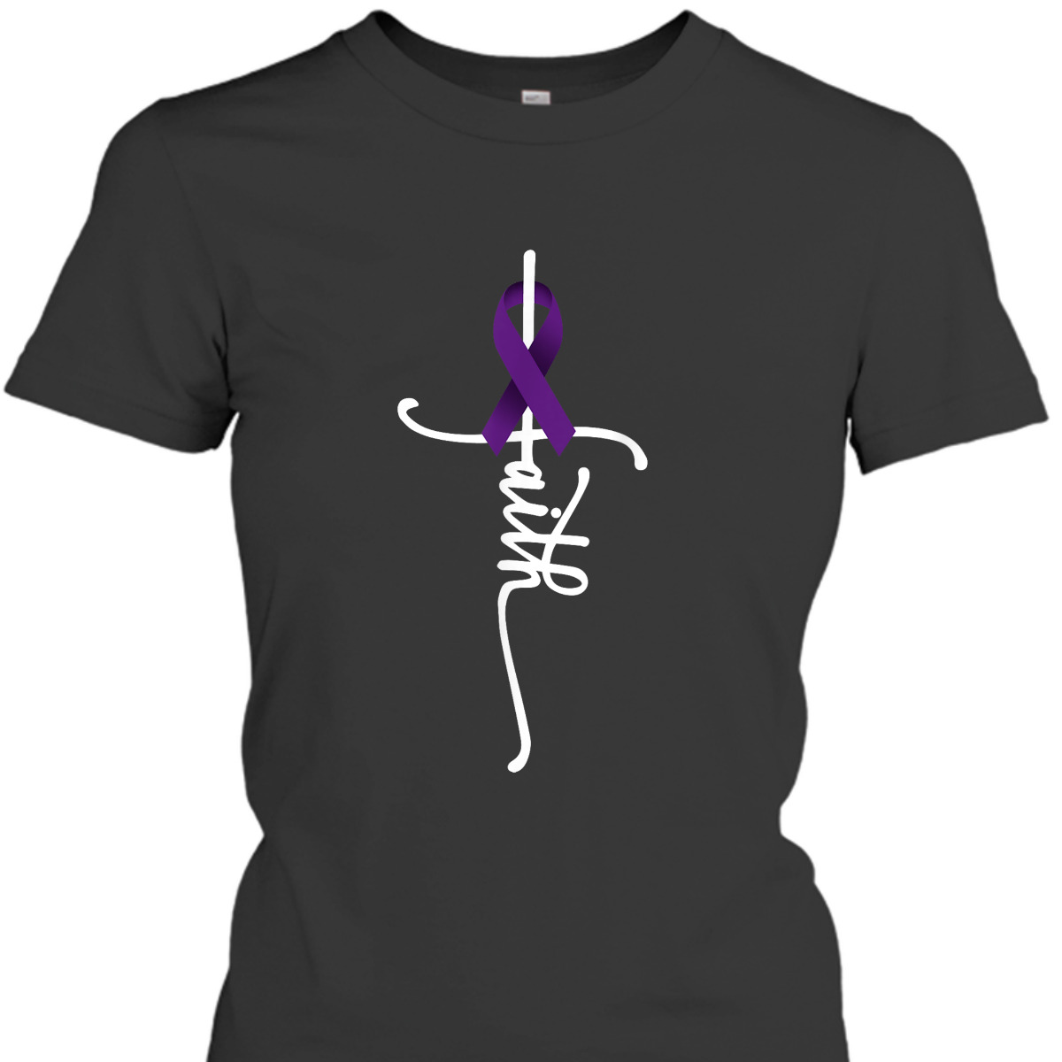 Pancreatic Cancer Faith Pancreatic Cancer Awareness Support T-Shirt