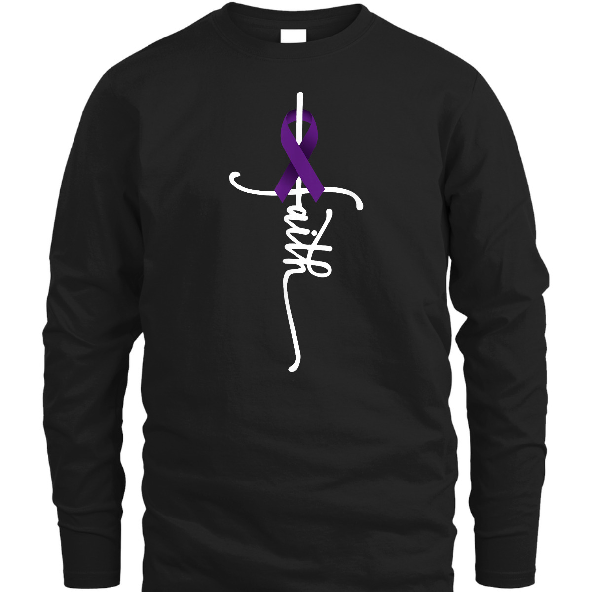 Pancreatic Cancer Faith Pancreatic Cancer Awareness Support T-Shirt