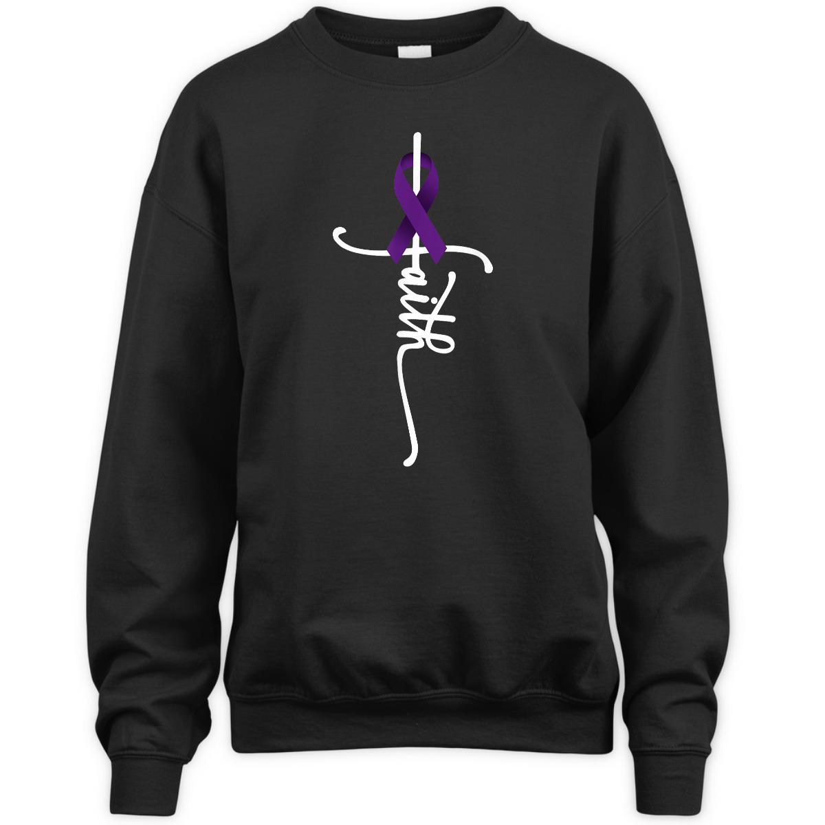 Pancreatic Cancer Faith Pancreatic Cancer Awareness Support T-Shirt