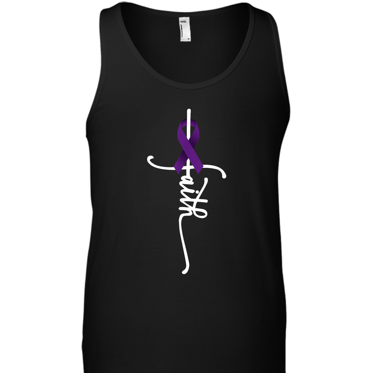 Pancreatic Cancer Faith Pancreatic Cancer Awareness Support T-Shirt