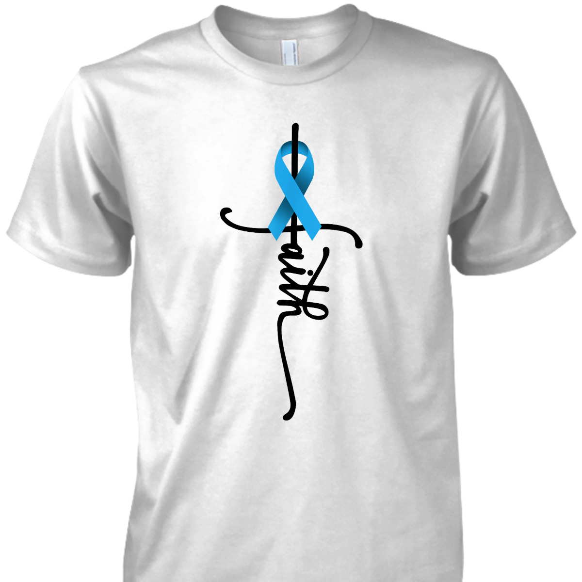 Prostate Cancer Christian Faith Prostate Cancer Awareness Support T-Shirt