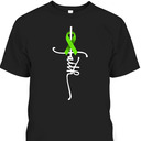 Non-Hodgkin Lymphoma Cancer Christian Faith Cancer Awareness Support T-Shirt