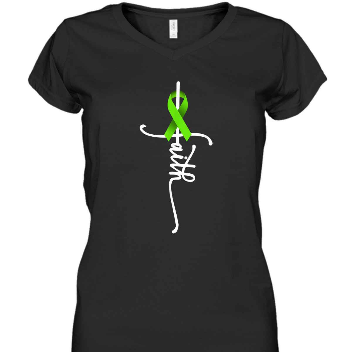Non-Hodgkin Lymphoma Cancer Christian Faith Cancer Awareness Support T-Shirt