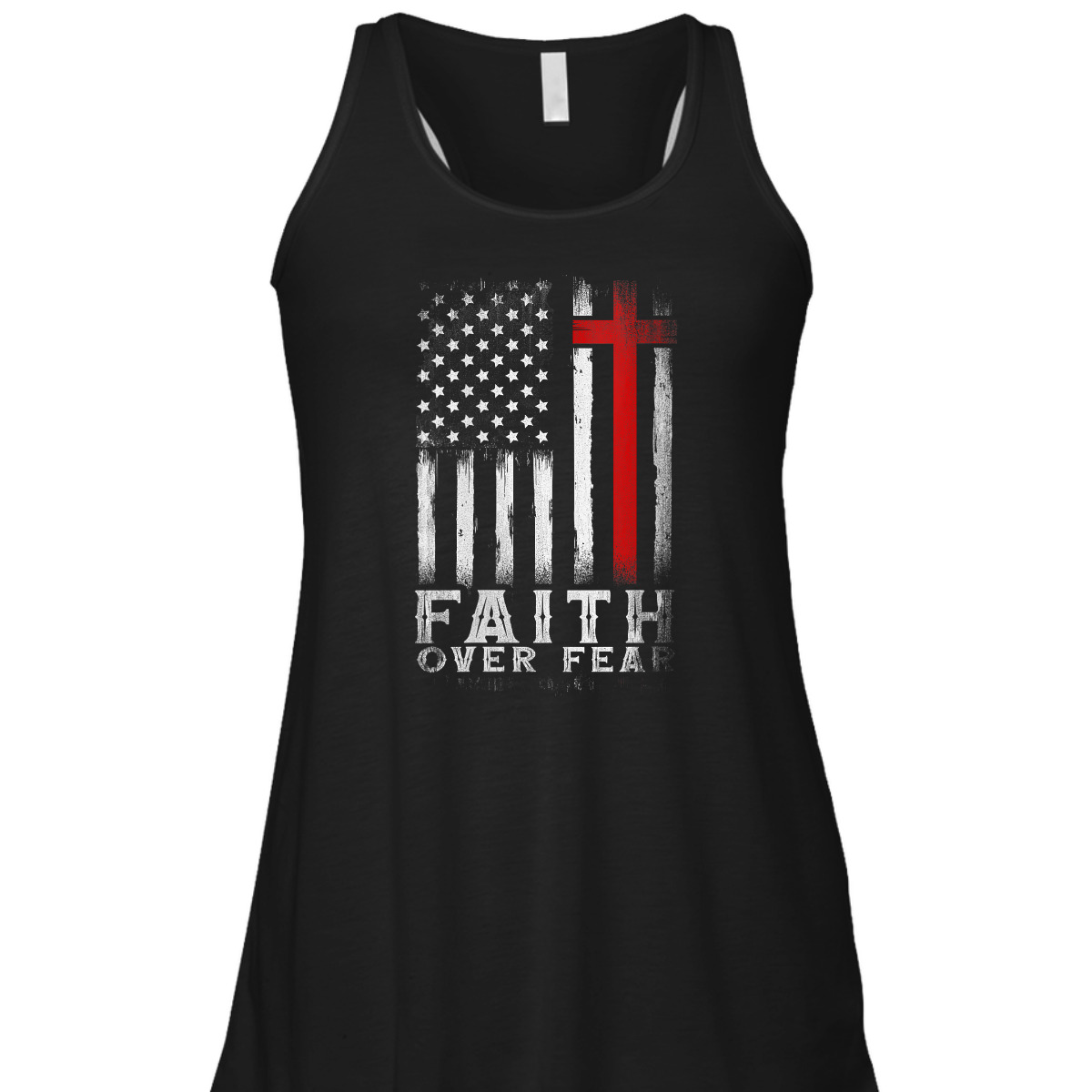 Christian USA American Flag Christ Faith Over Fear Bible Verse T-Shirt 4th Of July Gift Christian USA American Flag Christ Faith Over Fear Bible Verse T-Shirt 4th Of July Gift