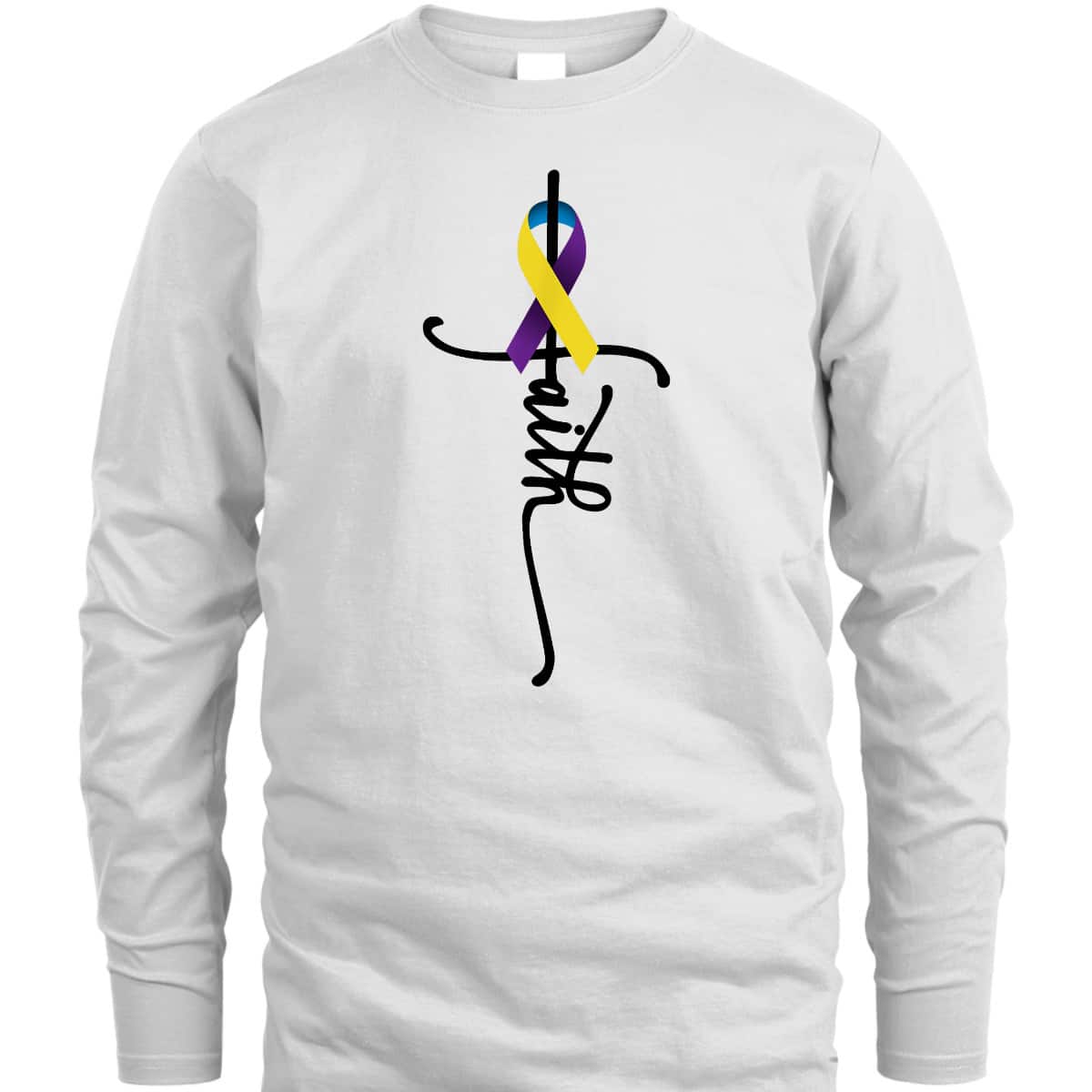 Bladder Cancer Faith Bladder Cancer Awareness Support T-Shirt