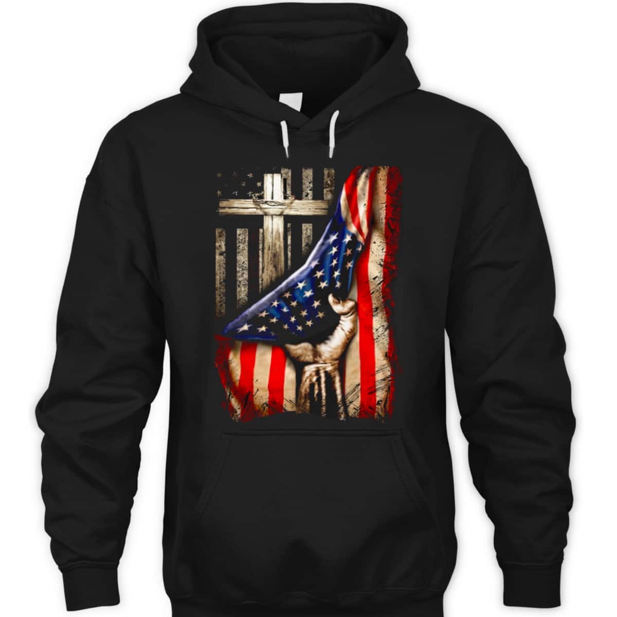 American Flag Cross Jesus Hand Pride Christian 4th Of July Independent Day T-Shirt American Flag Cross Jesus Hand Pride Christian 4th Of July Independent Day T-Shirt