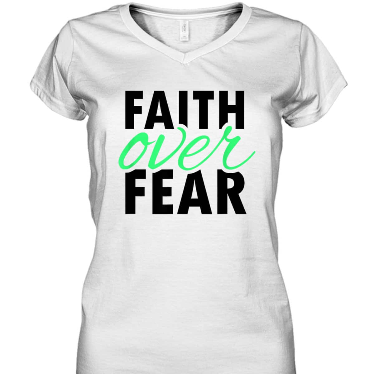 Vintage Faith Over Fear Christian Bible Verse Religious T-Shirt Vintage Faith Over Fear Christian Bible Verse Religious T-Shirt