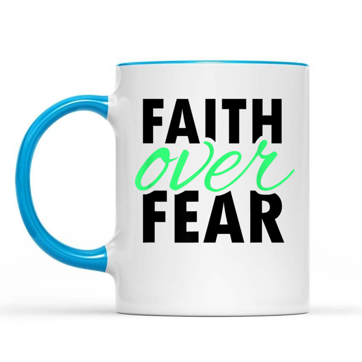 Vintage Faith Over Fear Christian Bible Verse Religious T-Shirt Vintage Faith Over Fear Christian Bible Verse Religious T-Shirt