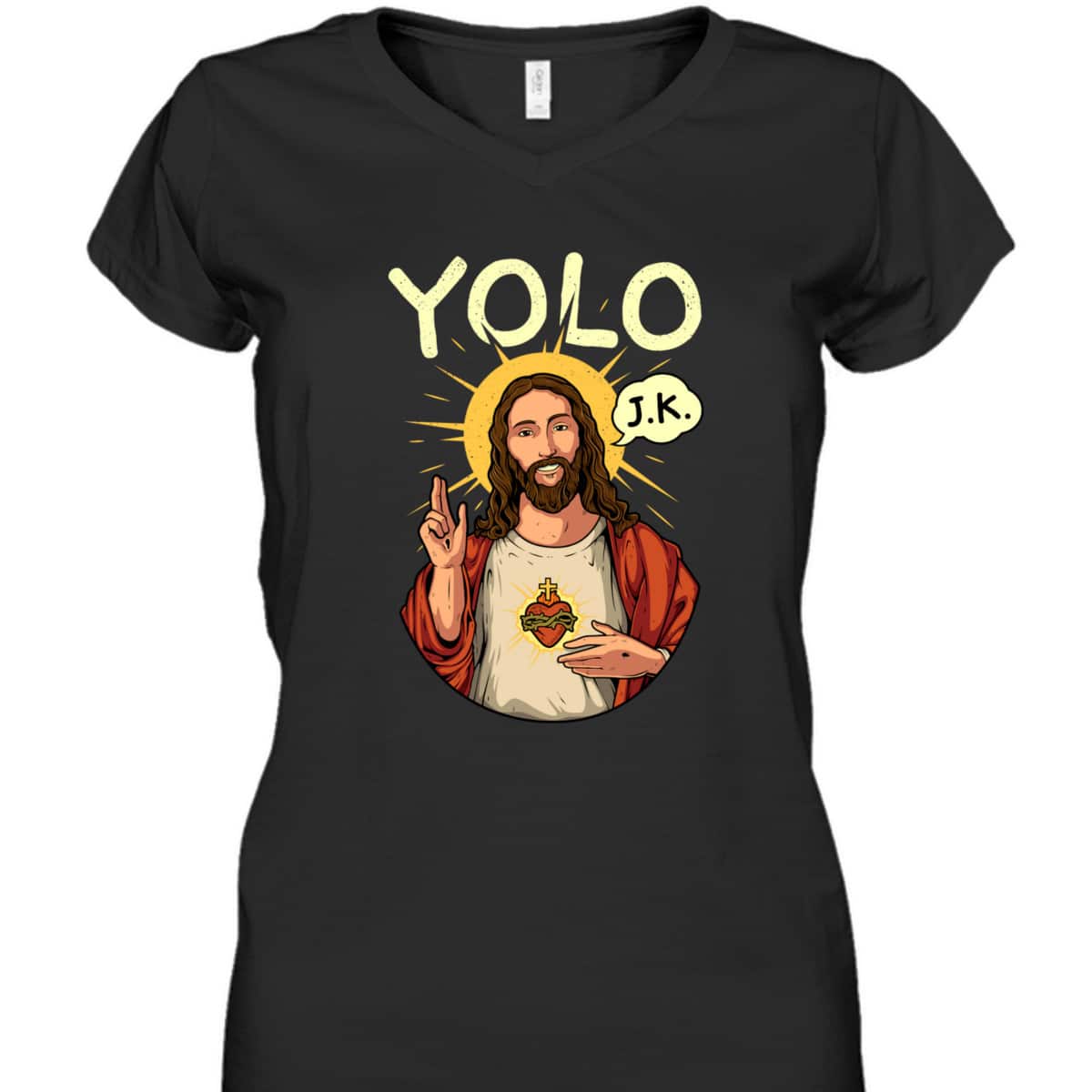 Jesus Christ YOLO JK Funny Christian Easter Day T-Shirt Jesus Christ YOLO JK Funny Christian Easter Day T-Shirt