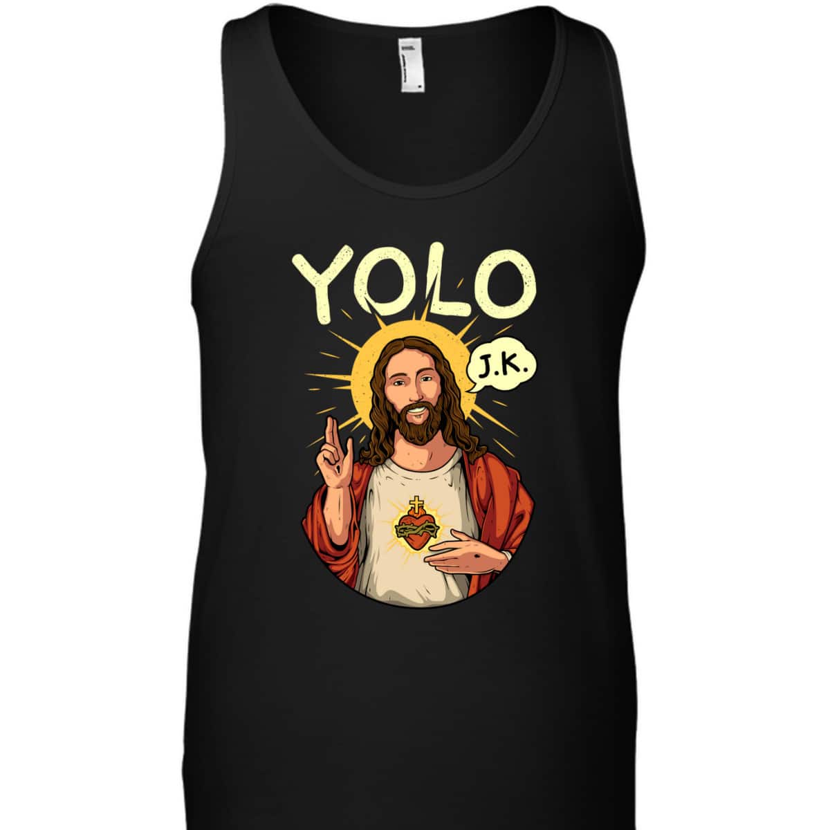 Jesus Christ YOLO JK Funny Christian Easter Day T-Shirt Jesus Christ YOLO JK Funny Christian Easter Day T-Shirt
