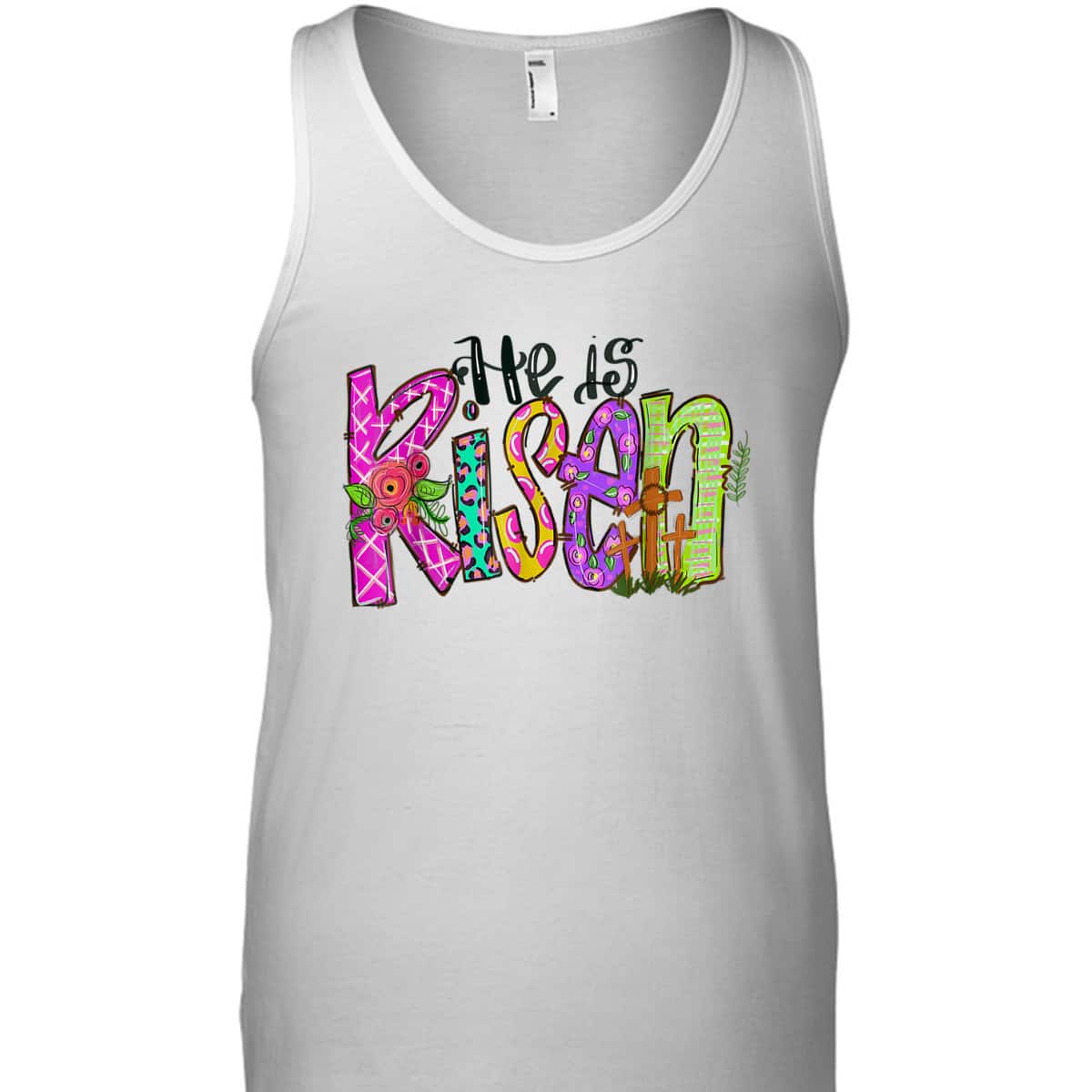 He Is Risen Christian Cross Happy Easter Day T-Shirt He Is Risen Christian Cross Happy Easter Day T-Shirt