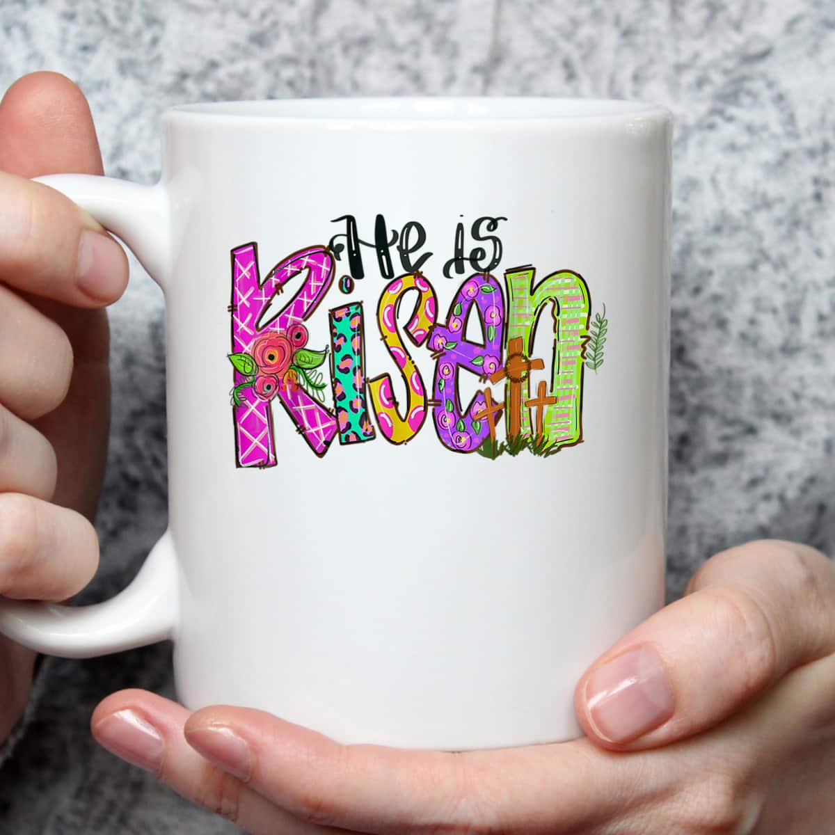 He Is Risen Christian Cross Happy Easter Day T-Shirt He Is Risen Christian Cross Happy Easter Day T-Shirt