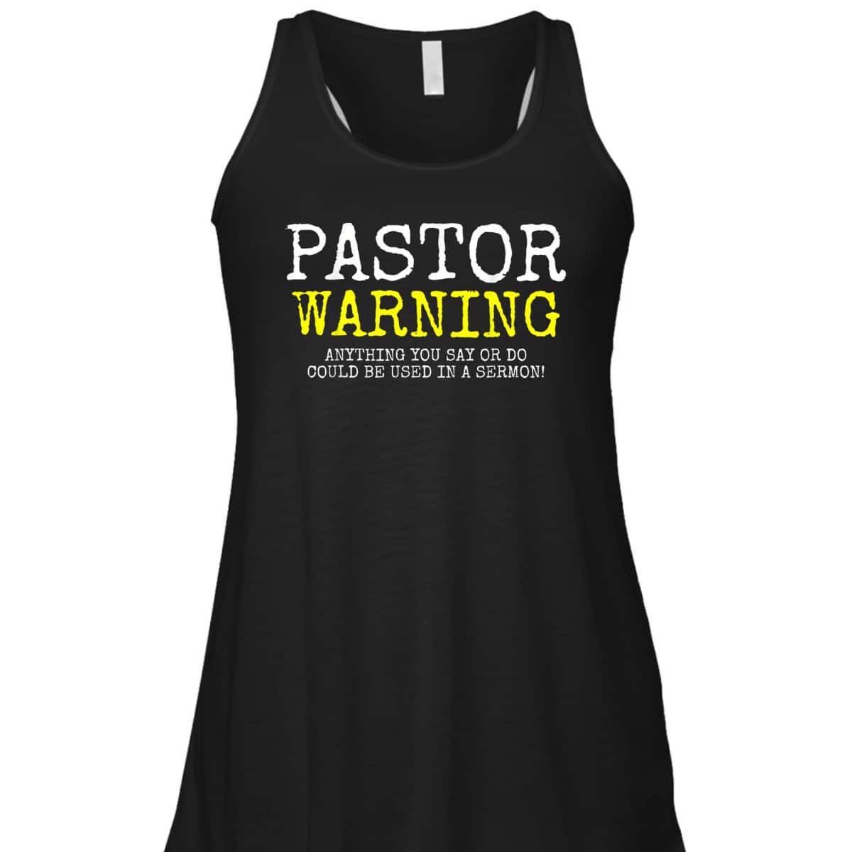Pastor Warning Church Religious Faith Jesus Funny Christian T-Shirt