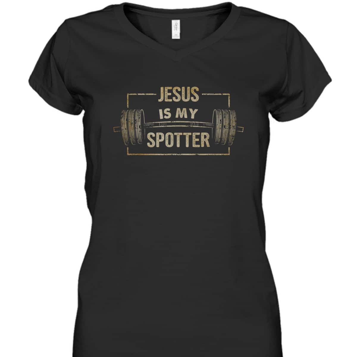 Funny Christian Gymer Jesus Is My Spotter T-Shirt Funny Christian Gymer Jesus Is My Spotter T-Shirt