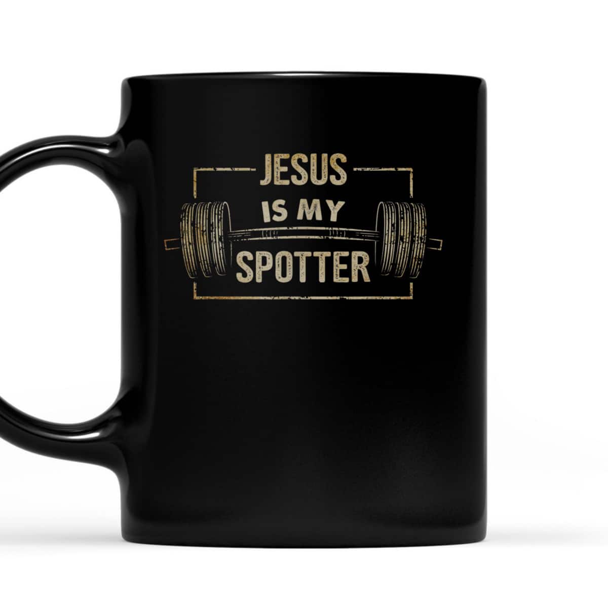 Funny Christian Gymer Jesus Is My Spotter T-Shirt Funny Christian Gymer Jesus Is My Spotter T-Shirt