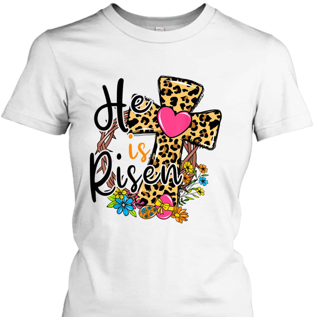 Easter Day T-Shirt He Is Risen Jesus Resurrection Christian Gift Easter Day T-Shirt He Is Risen Jesus Resurrection Christian Gift