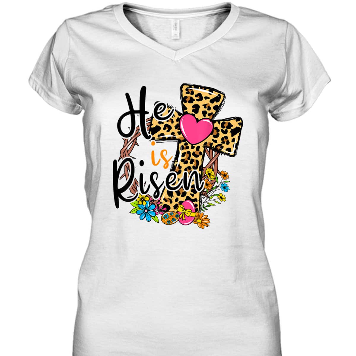 Easter Day T-Shirt He Is Risen Jesus Resurrection Christian Gift Easter Day T-Shirt He Is Risen Jesus Resurrection Christian Gift