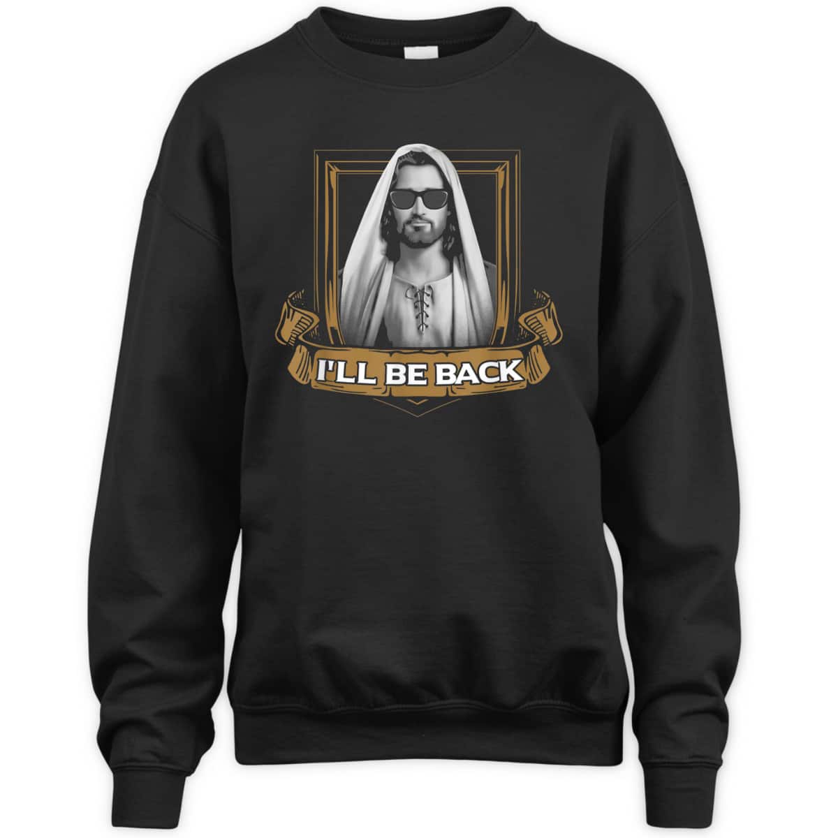 Jesus I'll Be Back Easter Day The Terminator Funny Christian T-Shirt Jesus I'll Be Back Easter Day The Terminator Funny Christian T-Shirt