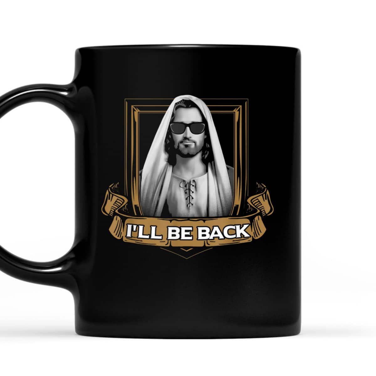 Jesus I'll Be Back Easter Day The Terminator Funny Christian T-Shirt Jesus I'll Be Back Easter Day The Terminator Funny Christian T-Shirt