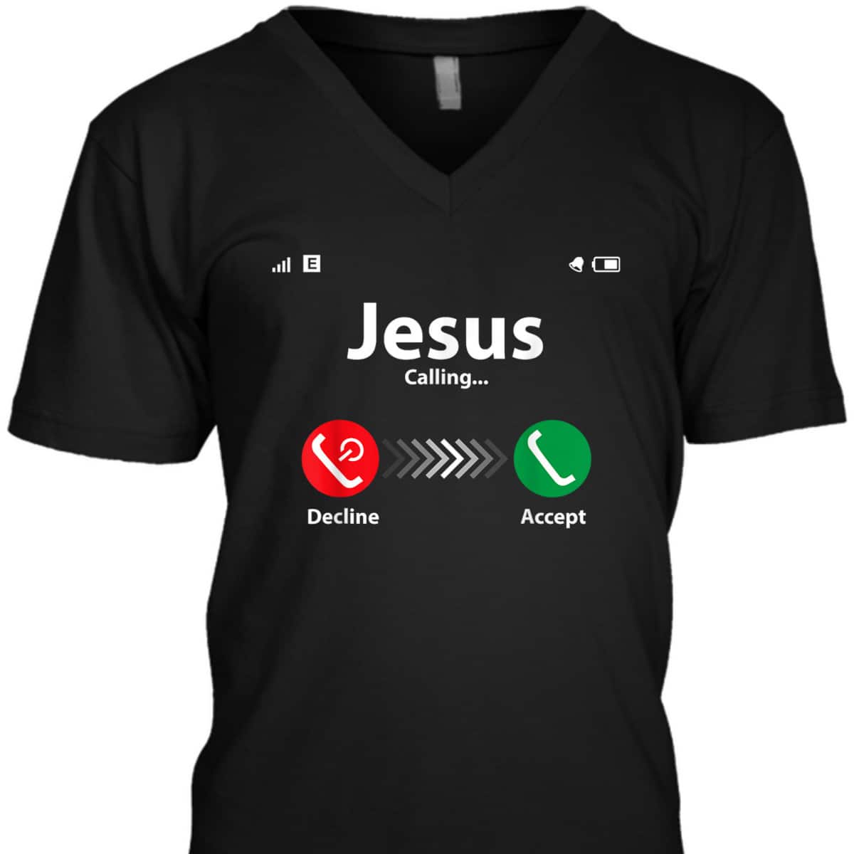 Funny Catholic Jesus Is Calling T-Shirt Cool Christian Gift