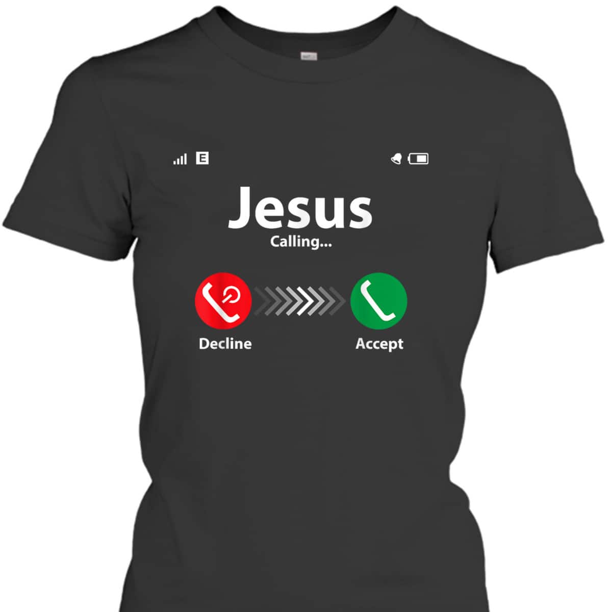 Funny Catholic Jesus Is Calling T-Shirt Cool Christian Gift
