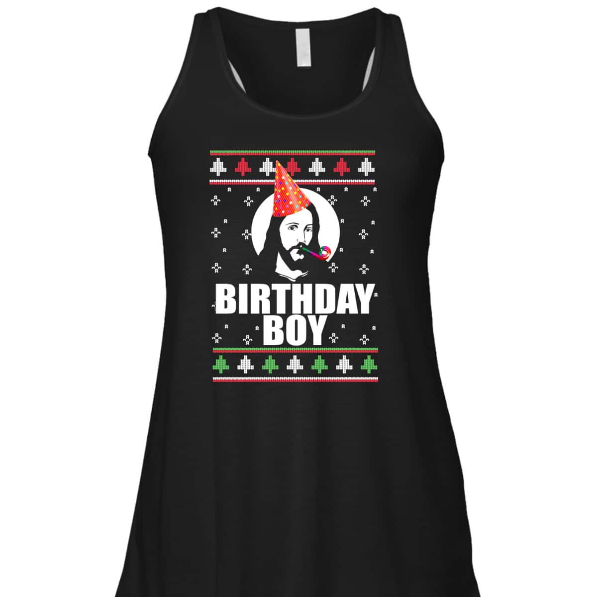 Birthday Boy Jesus Funny Ugly Christmas Sweater Xmas T-Shirt