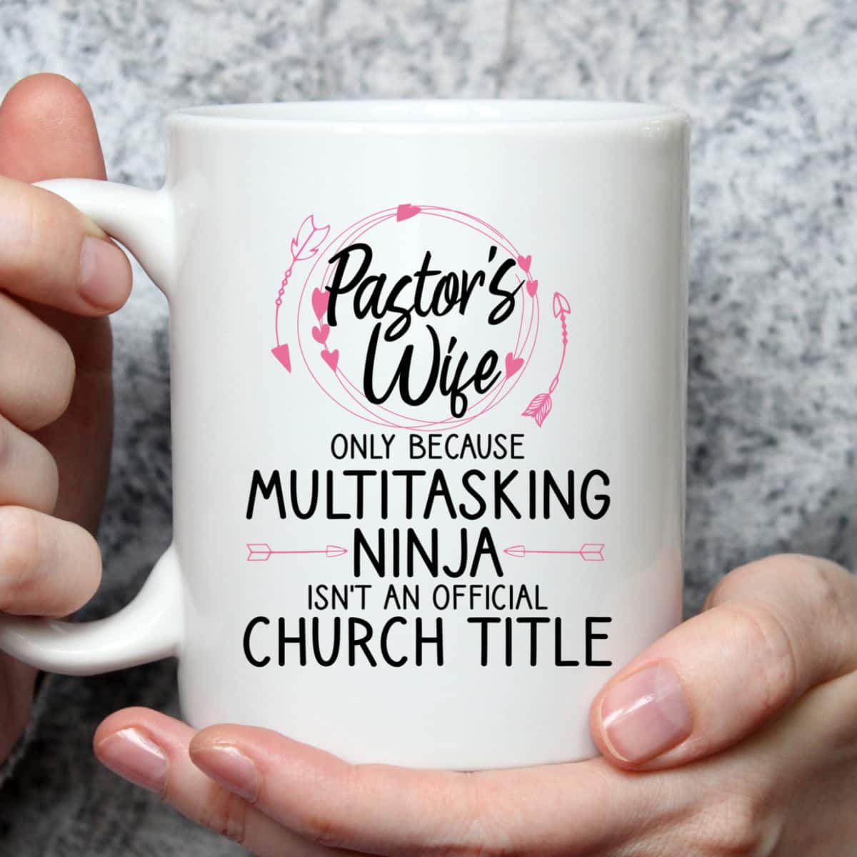Funny Pastor Wife T-Shirt Only Because Multitasking Ninja Isn't An Official Church Title