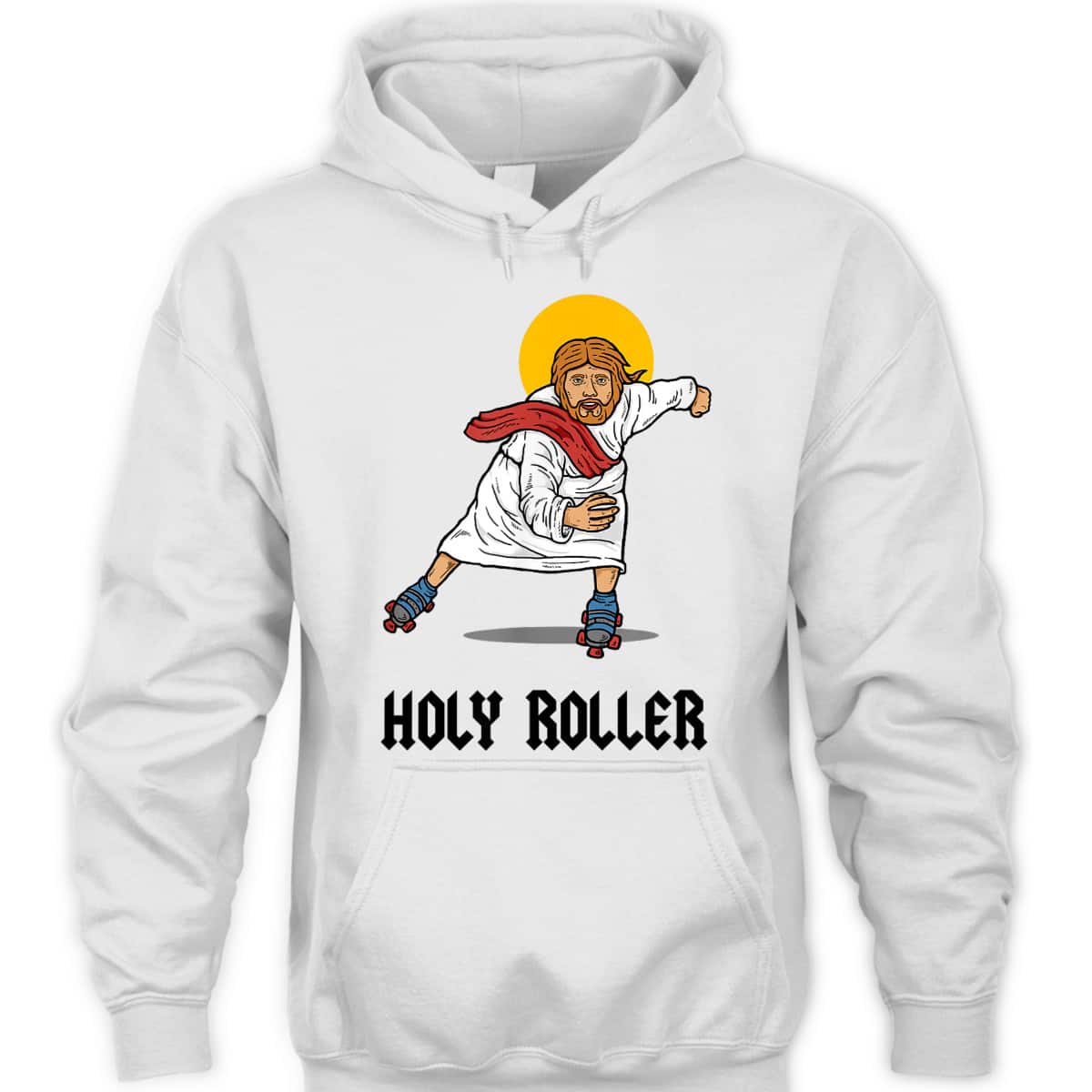Holy Roller Funny Christian Jesus Roller Skates Skating T-Shirt Holy Roller Funny Christian Jesus Roller Skates Skating T-Shirt