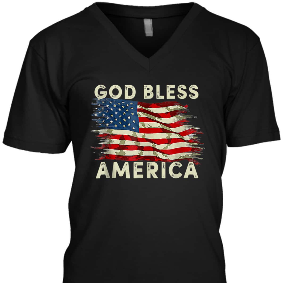 God Bless America USA Flag Christian 4th Of July T-Shirt God Bless America USA Flag Christian 4th Of July T-Shirt