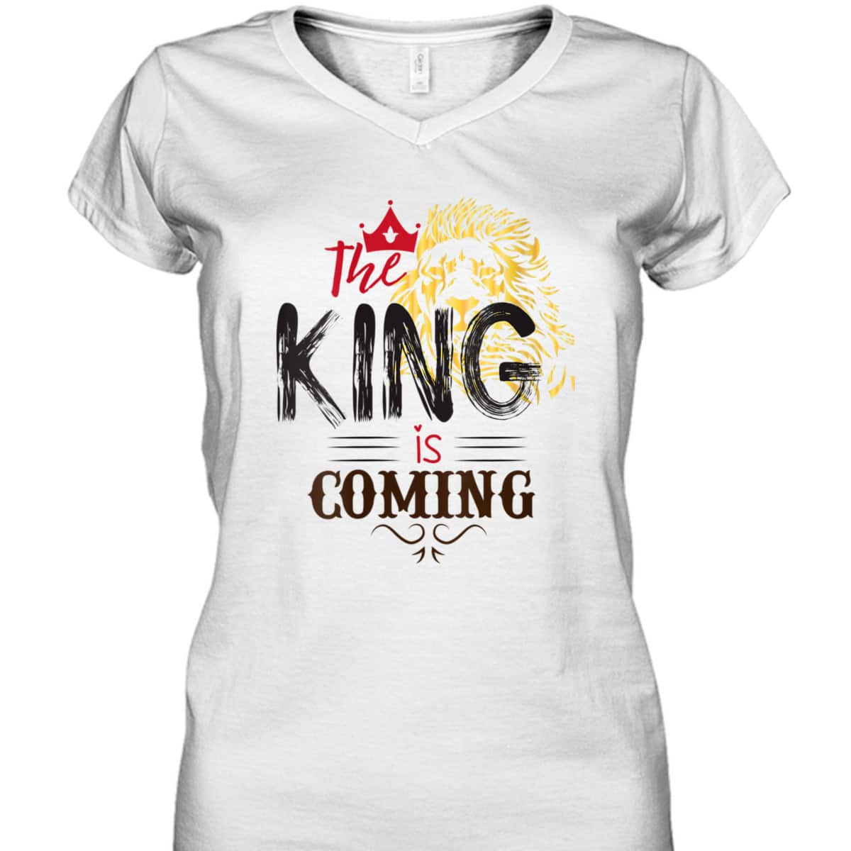 The King Is Coming Jesus Is King Lion Of Judah T-Shirt The King Is Coming Jesus Is King Lion Of Judah T-Shirt