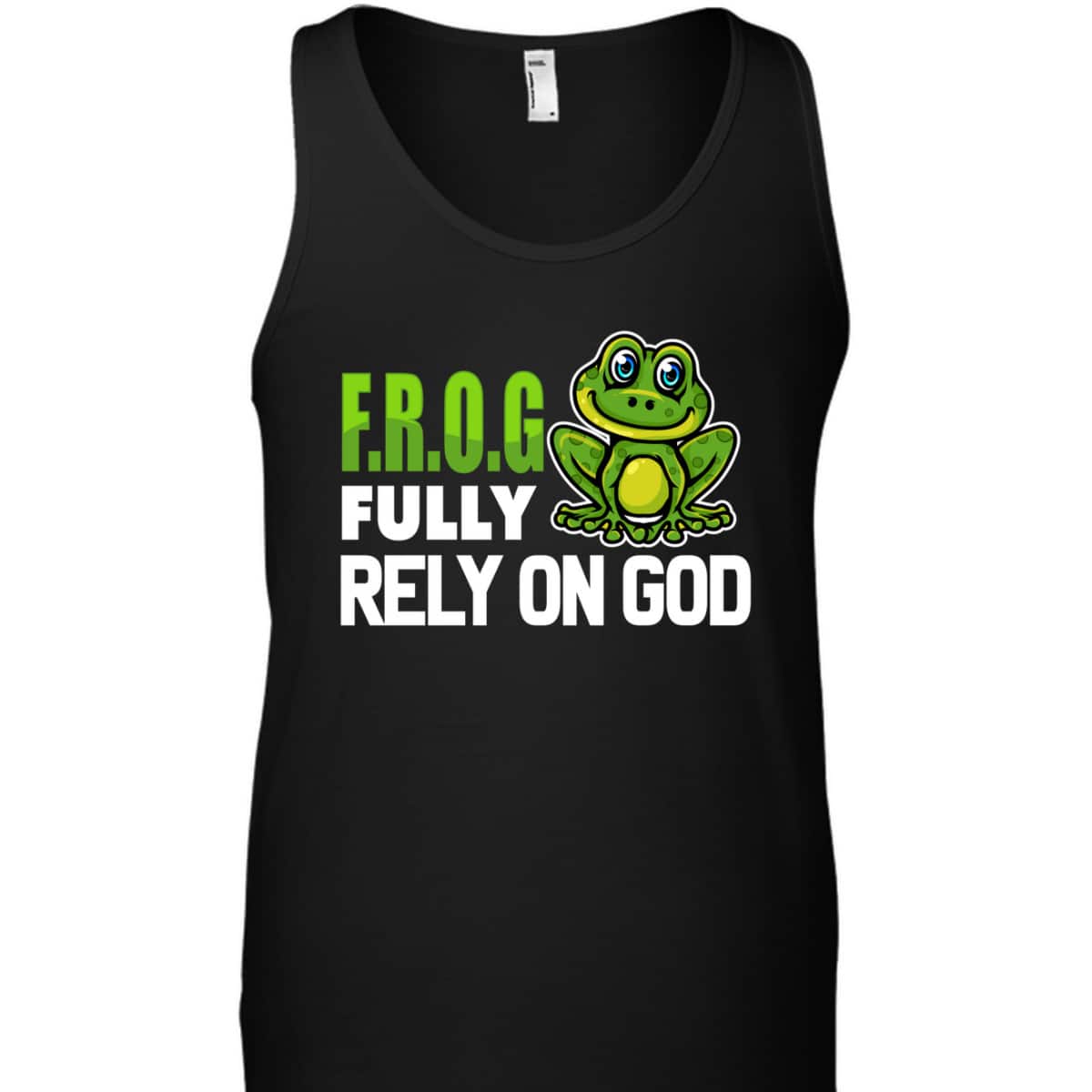 Cool FROG Fully Rely On God Funny Christian Faith T-Shirt Cool FROG Fully Rely On God Funny Christian Faith T-Shirt