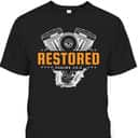 Christian Mechanic Restored Cars Automobile Psalms 23:3 Bible Verse T-Shirt Christian Mechanic Restored Cars Automobile Psalms 23:3 Bible Verse T-Shirt