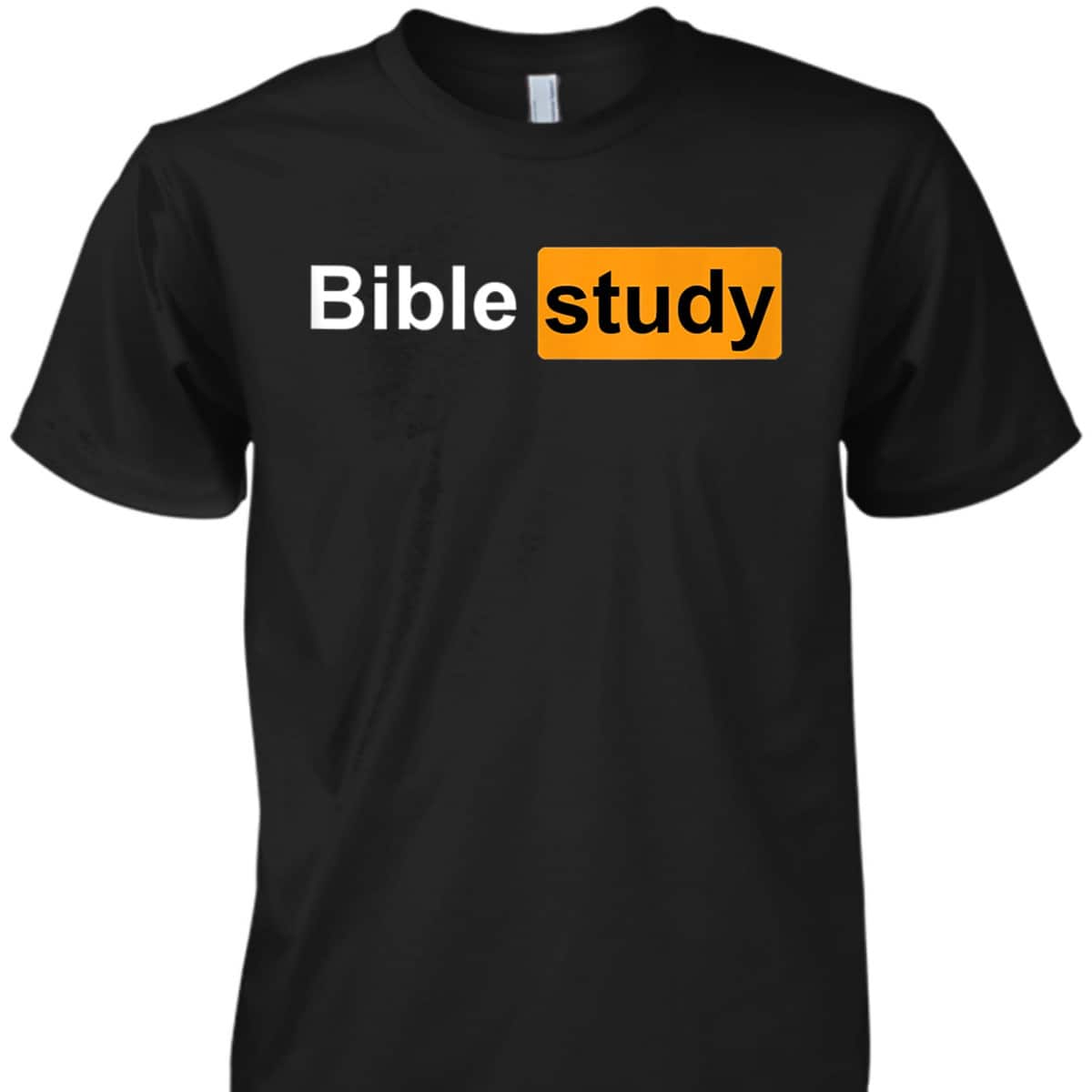 Bible Study Funny Christian Ironic Logo T-Shirt