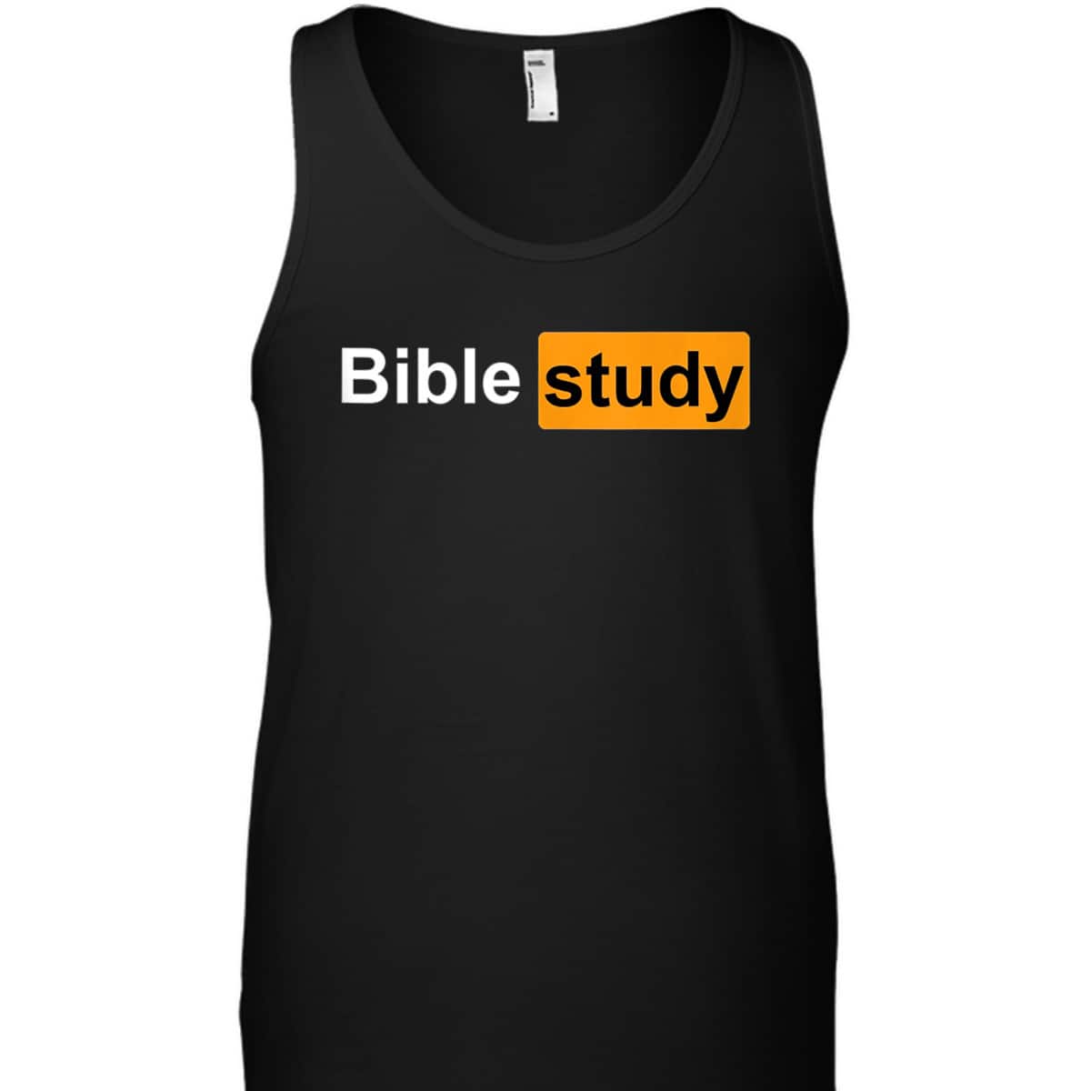Bible Study Funny Christian Ironic Logo T-Shirt