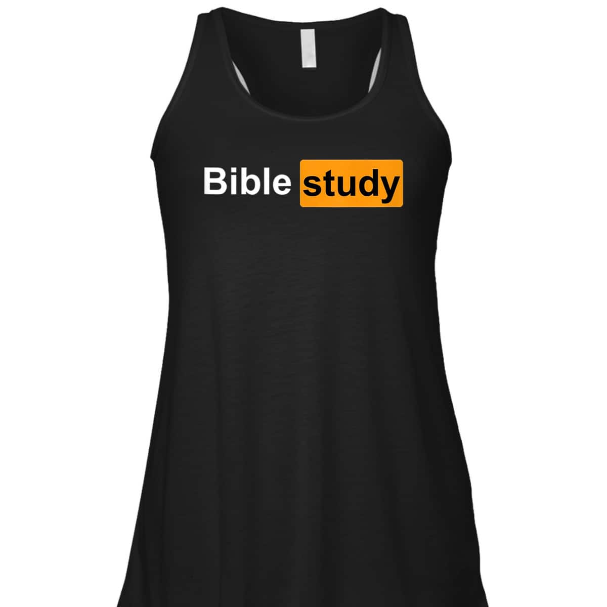 Bible Study Funny Christian Ironic Logo T-Shirt