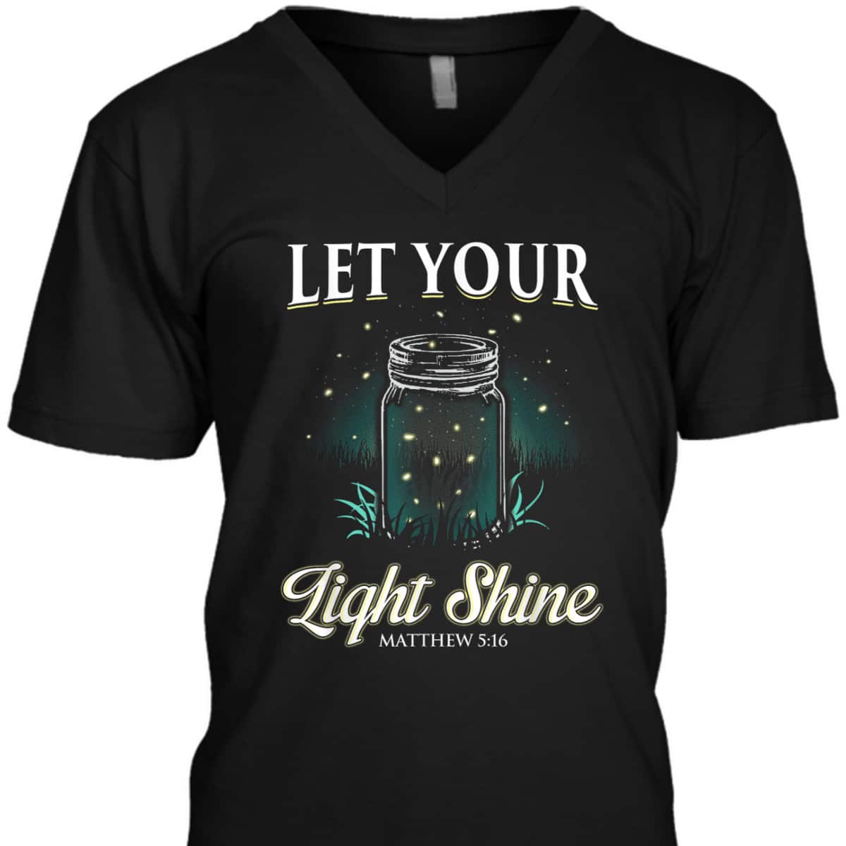Let Your Light Shine Matthew 516 Bible Verse T-Shirt Christian Religious Gift Let Your Light Shine Matthew 516 Bible Verse T-Shirt Christian Religious Gift