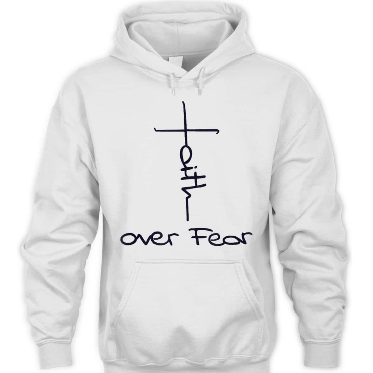 Faith Over Fear Cool Christian Vintage Religious Cross T-Shirt Faith Over Fear Cool Christian Vintage Religious Cross T-Shirt