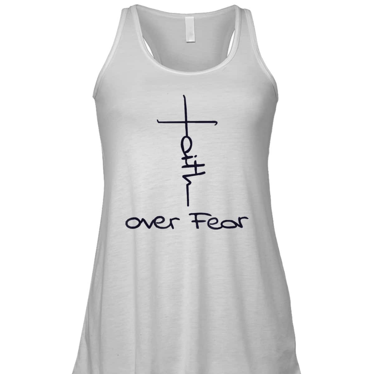 Faith Over Fear Cool Christian Vintage Religious Cross T-Shirt Faith Over Fear Cool Christian Vintage Religious Cross T-Shirt