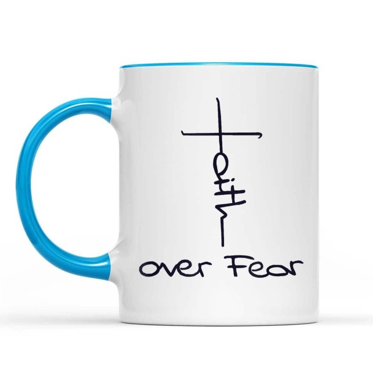 Faith Over Fear Cool Christian Vintage Religious Cross T-Shirt Faith Over Fear Cool Christian Vintage Religious Cross T-Shirt