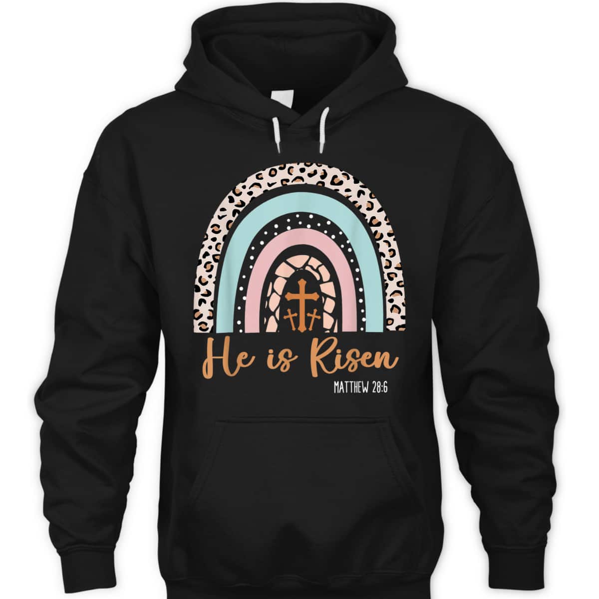 He Is Risen Rainbow Happy Easter Day T-Shirt Christian Gift He Is Risen Rainbow Happy Easter Day T-Shirt Christian Gift