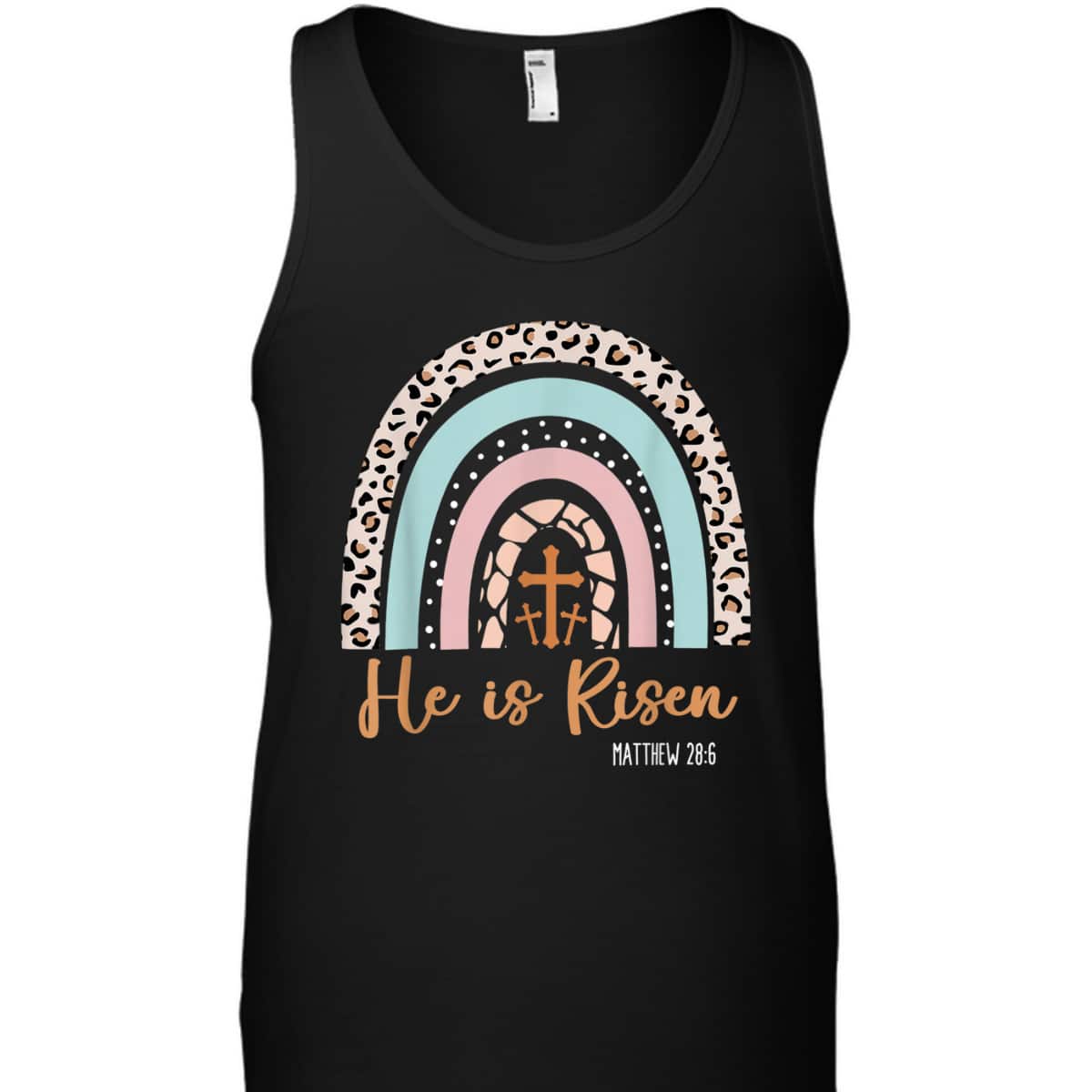 He Is Risen Rainbow Happy Easter Day T-Shirt Christian Gift He Is Risen Rainbow Happy Easter Day T-Shirt Christian Gift