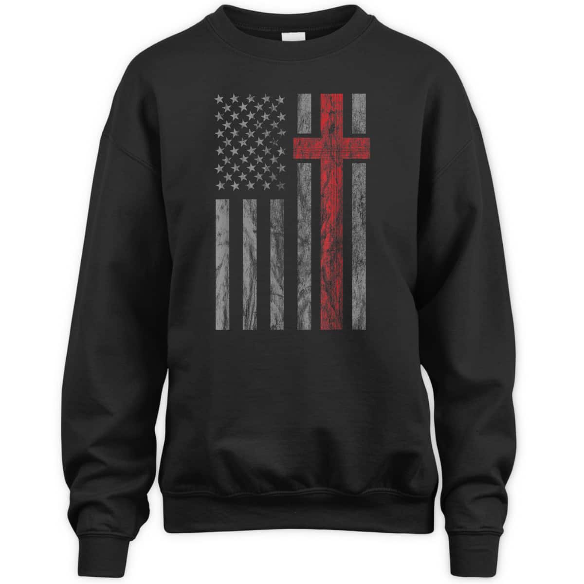 Vintage Distressed USA Flag Christian Patriotic 4th Of July Independence Day T-Shirt Vintage Distressed USA Flag Christian Patriotic 4th Of July Independence Day T-Shirt