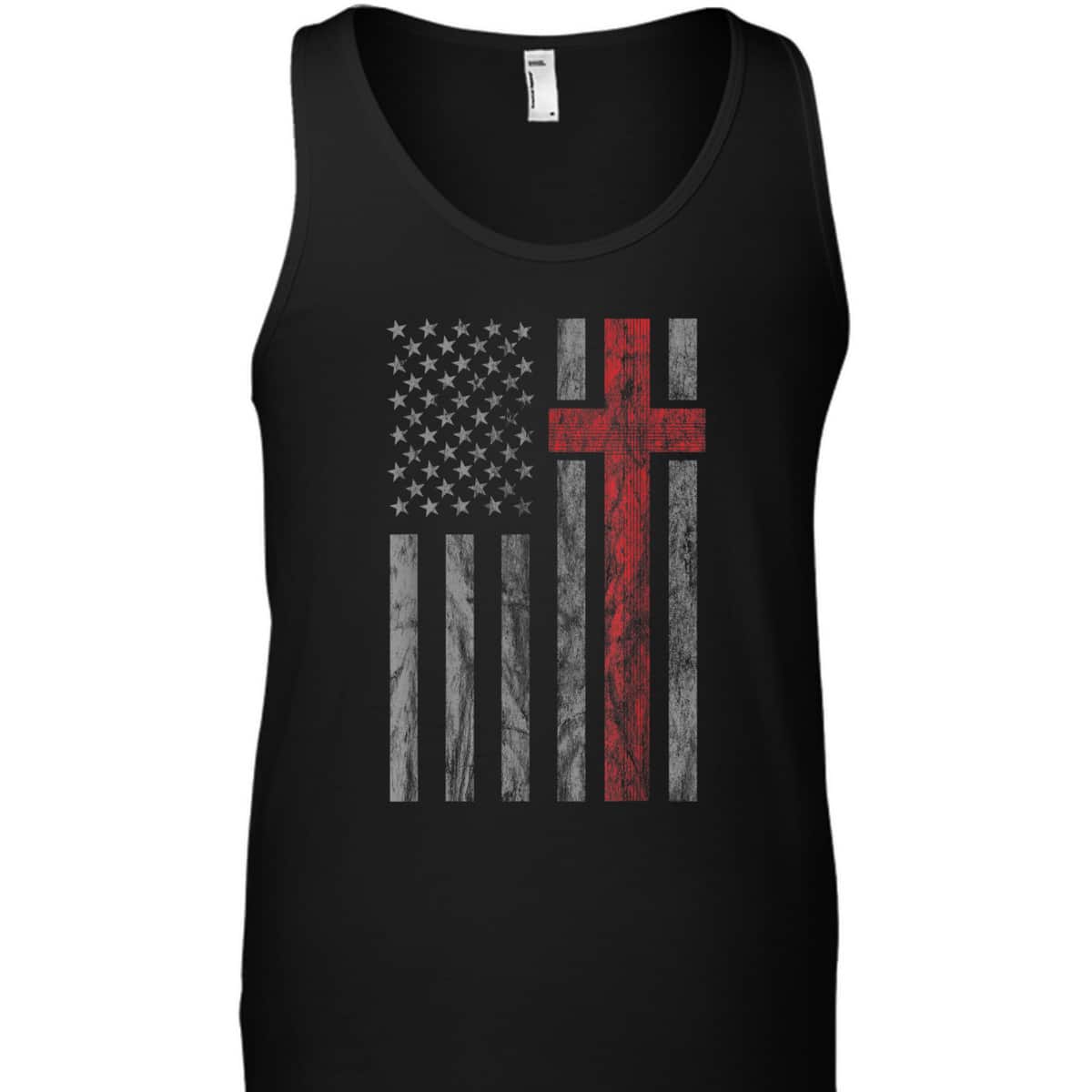 Vintage Distressed USA Flag Christian Patriotic 4th Of July Independence Day T-Shirt Vintage Distressed USA Flag Christian Patriotic 4th Of July Independence Day T-Shirt