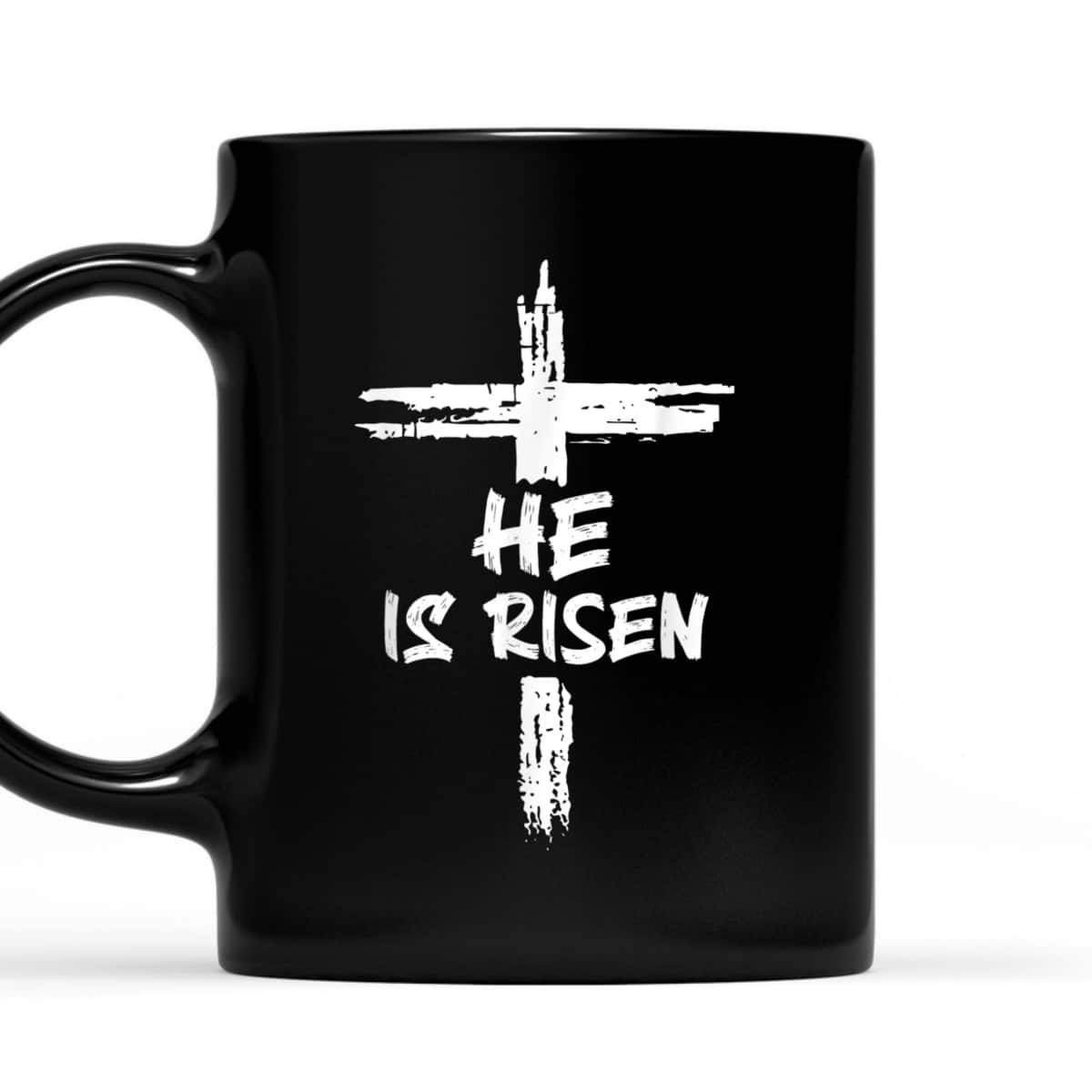 He Is Risen Happy Easter Day T-Shirt Christian Cross Religious Gift He Is Risen Happy Easter Day T-Shirt Christian Cross Religious Gift