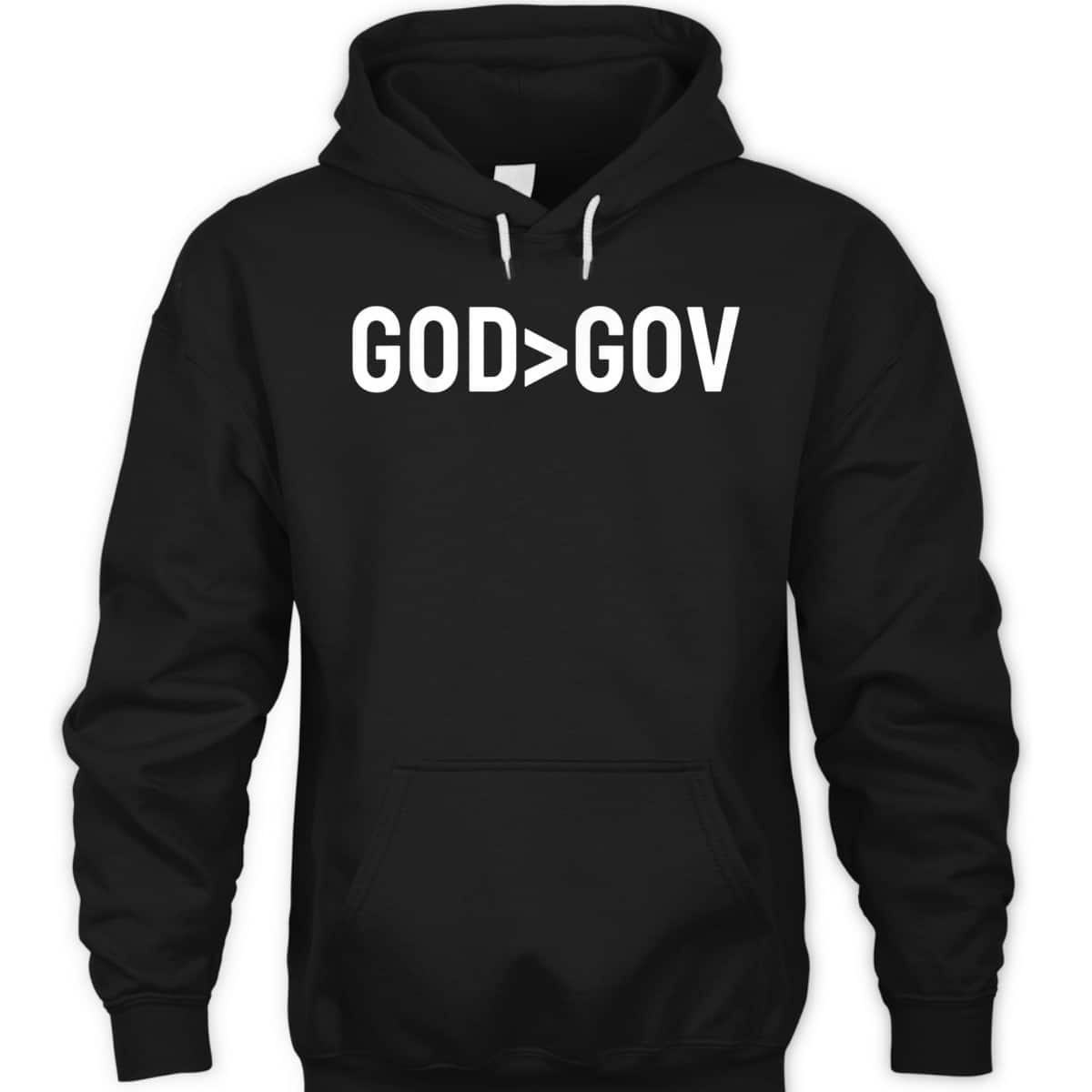 God Bigger Than Gov Christian Faith T-Shirt