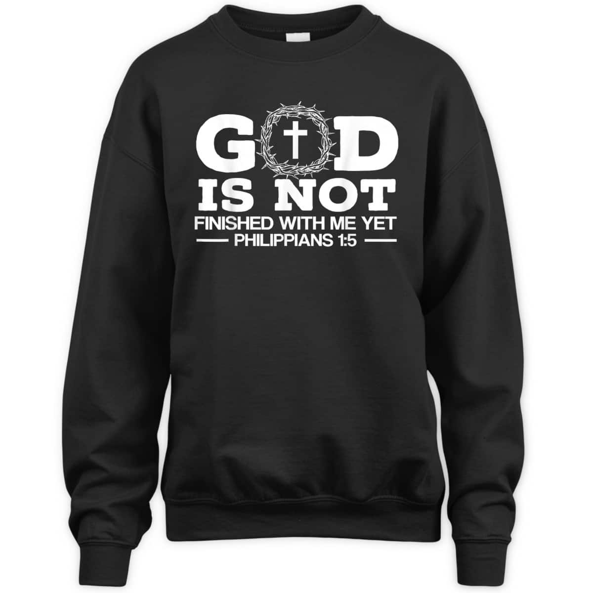 God Is Not Finished With Me Yet Christian Religious Bible Verse T-Shirt